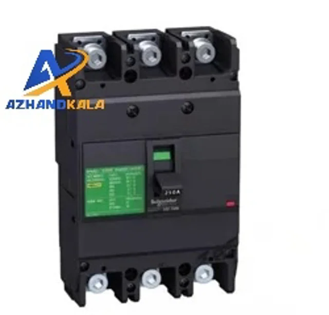کلید اتوماتیک،اشنایدر 125 آمپر،غیرقابل تنظیم حرارتی-مغناطیسی سری EZC