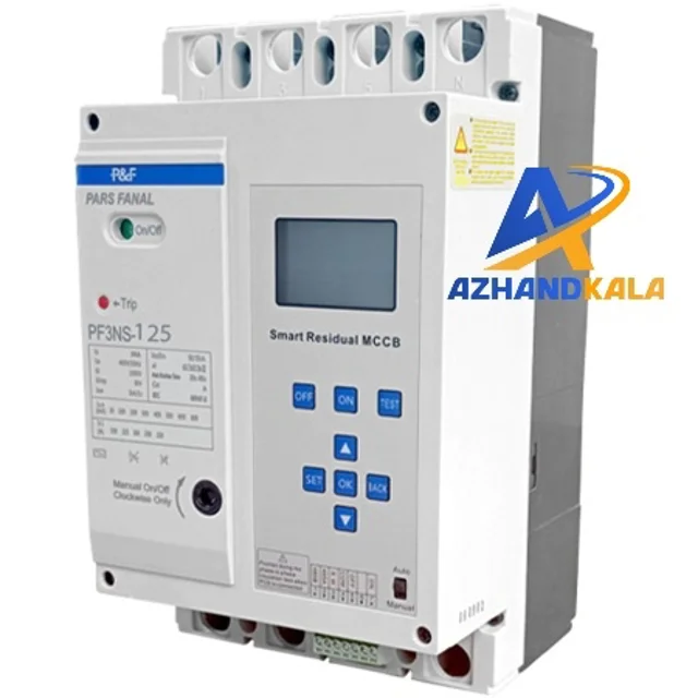 کلید اتوماتیک هوشمند قابل تنظیم الکترونیکی ۸۰۰ آمپر پارس فانال مدل PF3NS-800