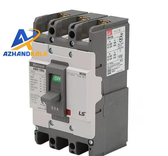 کلید اتوماتیک کمپکت ۵۰ آمپر غیرقابل تنظیم حرارتی-مغناطیسی LS سری Metasol ABN