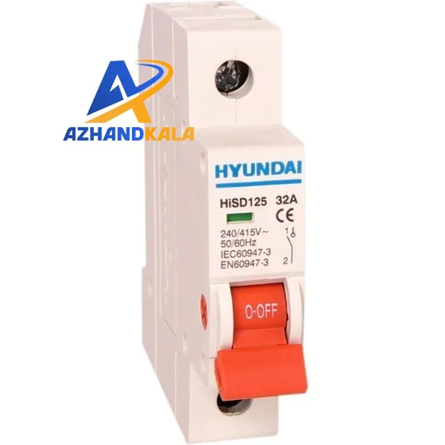 کلید خشک هیوندای (HYUNDAI) تک پل‌ 100 آمپر، سری HiSD125