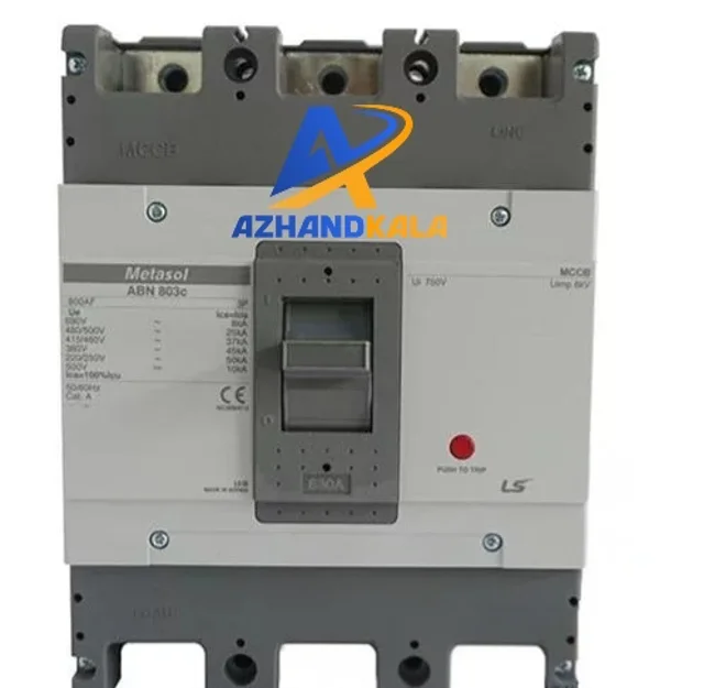 کلید اتوماتیک کمپکت 630 آمپر غیرقابل تنظیم حرارتی-مغناطیسی LS سری metasol ABS