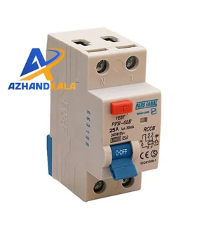 کلید محافظ جان الکترونیکی دو پل ۴۰ آمپر پارس فانال مدل PFR-E