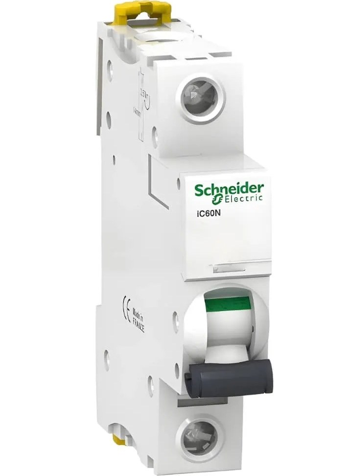 کلید مینیاتوری اشنایدر،تک پل، 20 آمپر، 6 کیلو آمپر B20 schneider